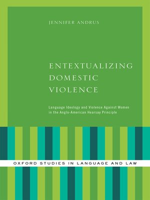 cover image of Entextualizing Domestic Violence